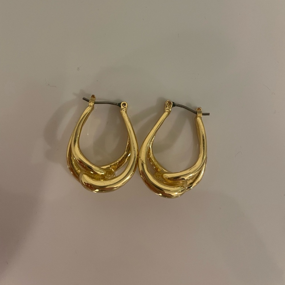 Madewell Braided Hoop Earrings
